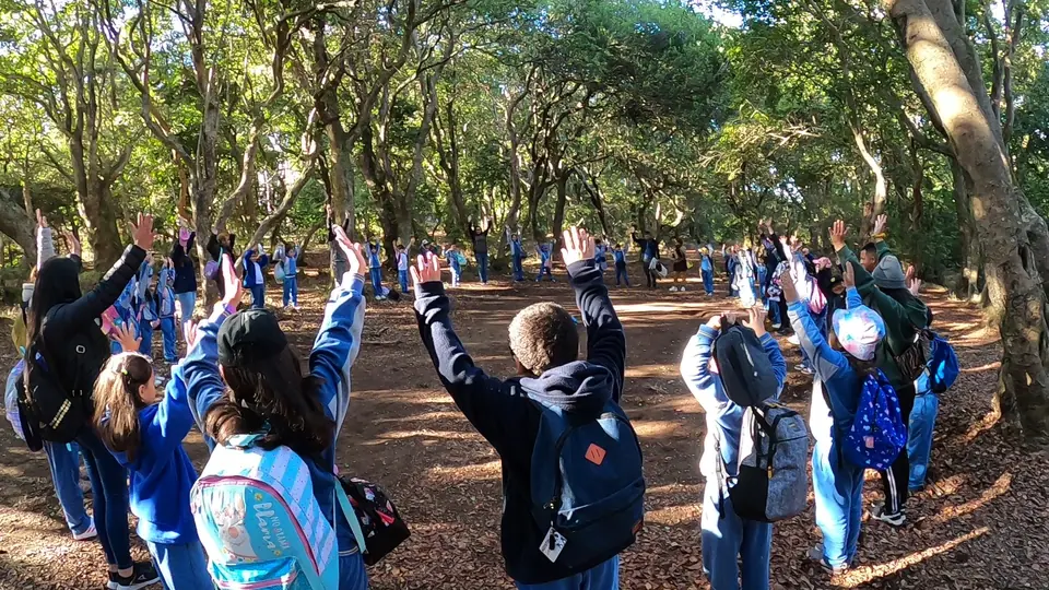 Actividad de interpretación ambiental al aire libre